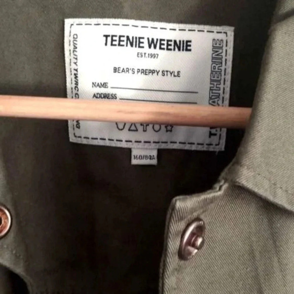 Teenie Weenie Kate Oversized cotton shirt with  floral details - Picture 6 of 10